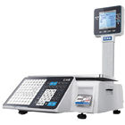 เครื่องชั่งน้ำหนัก LCD สำหรับการพิมพ์ฉลาก 380 * 250 มม ผู้ผลิต